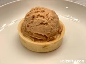 peanut butter filling in tart shell