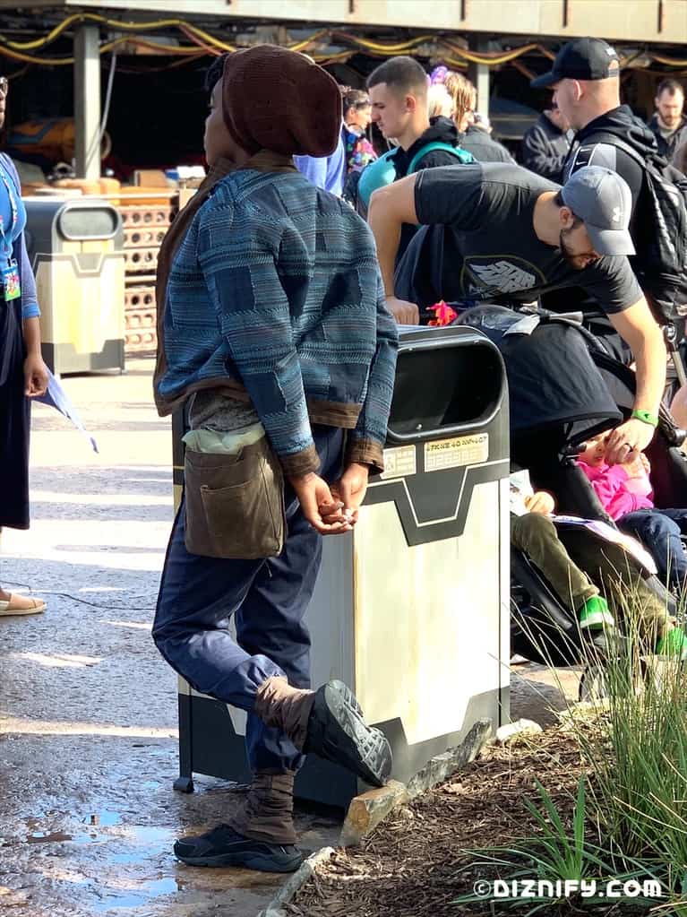 Galaxy's Edge outfit featuring a stocking hat