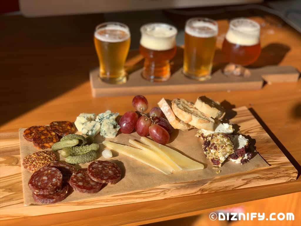 baseline insprired charcuterie and beer