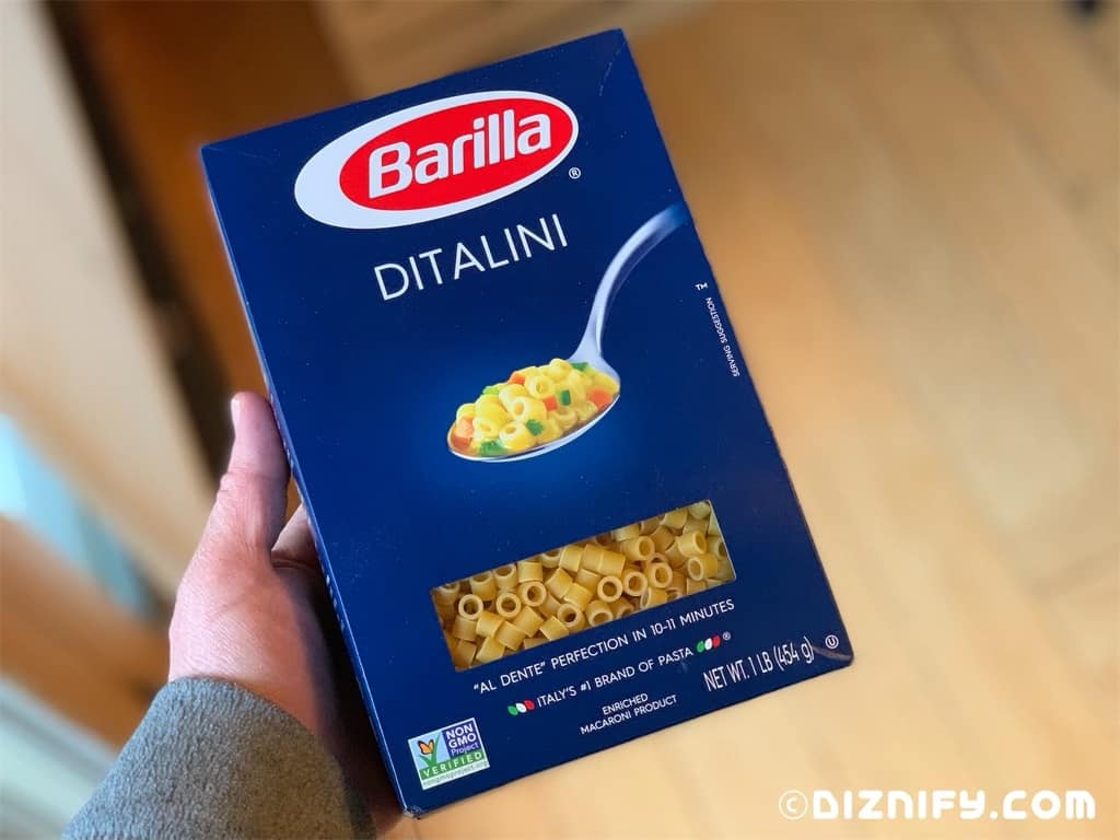 Ditalini found in Peka Pasta Rings