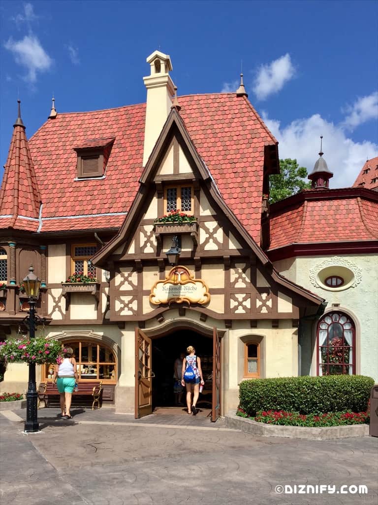 Disney Karamell Küche where caramel popcorn is sold