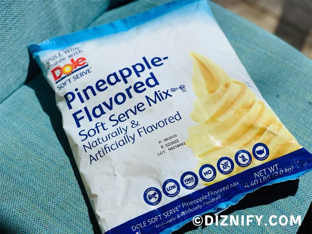 bag of dole whip mix