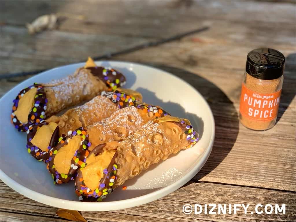 little goat pumpkin spice cannoli