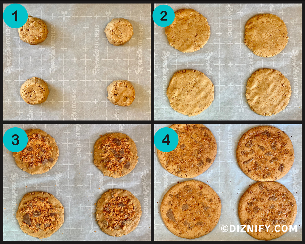 steps to making the cookies